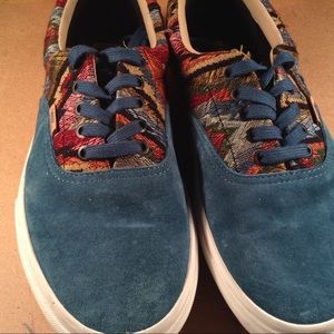 Vans blue suede Italian weven